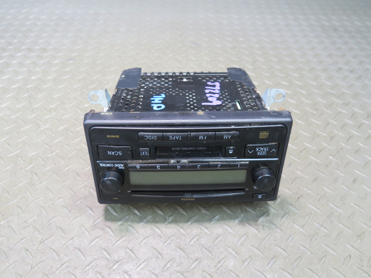 03-05 Toyota MR2 Spyder ZZW30L Radio Cassette CD Player Receiver 86120-17381 OEM