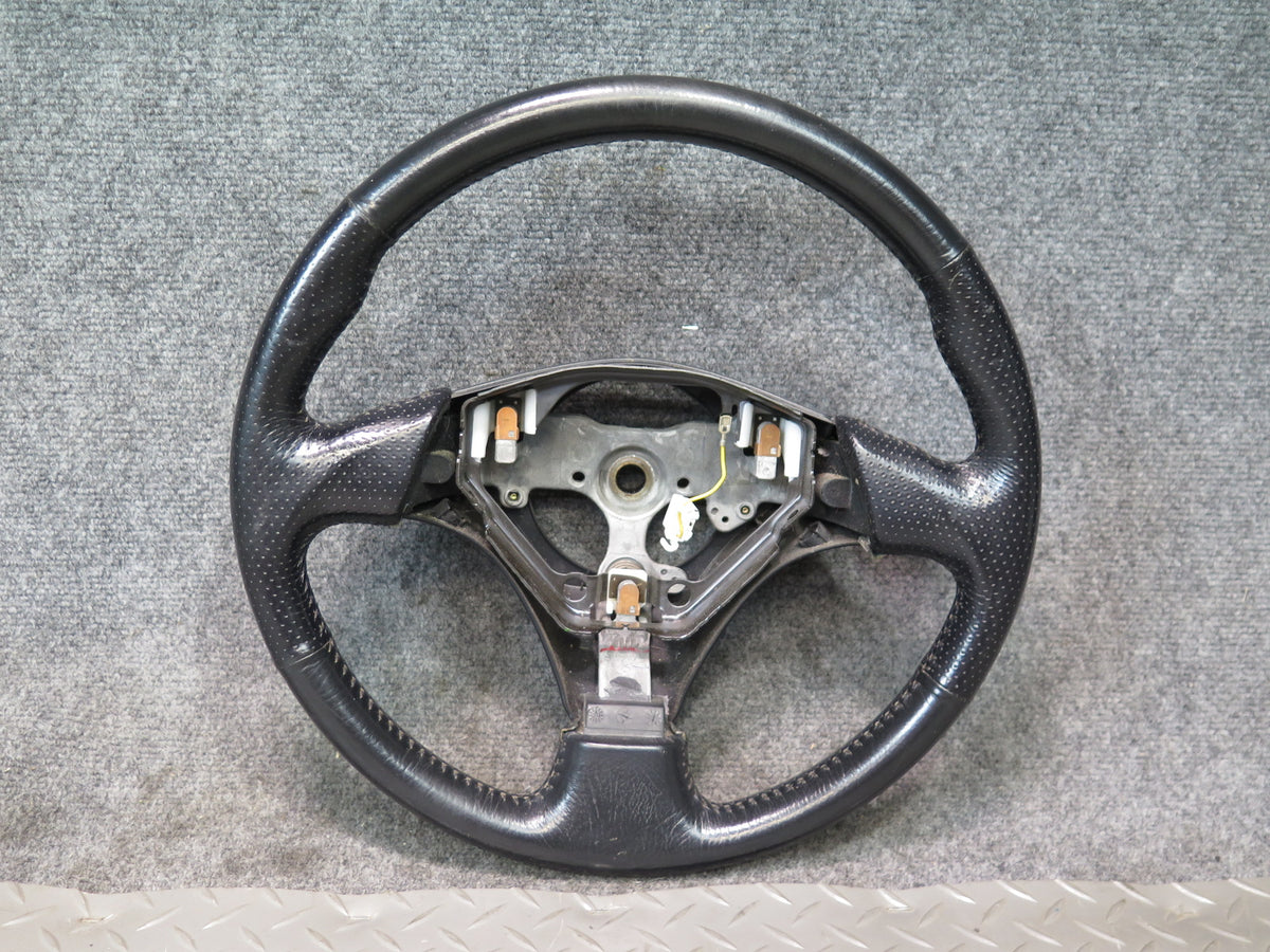 00-05 Toyota MR2 Spyder ZZW30L Leather Steering Black 63K Miles OEM
