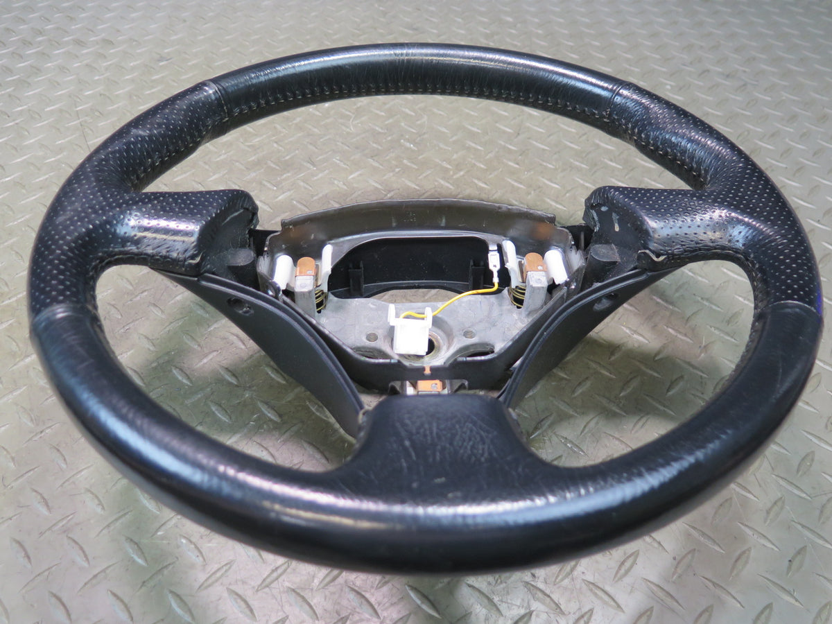 00-05 Toyota MR2 Spyder ZZW30L Leather Steering Black 63K Miles OEM