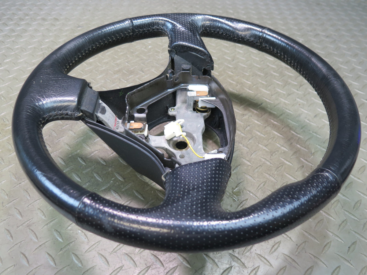 00-05 Toyota MR2 Spyder ZZW30L Leather Steering Black 63K Miles OEM