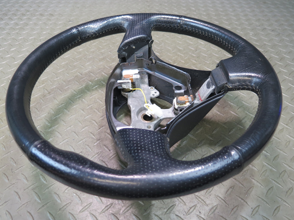 00-05 Toyota MR2 Spyder ZZW30L Leather Steering Black 63K Miles OEM