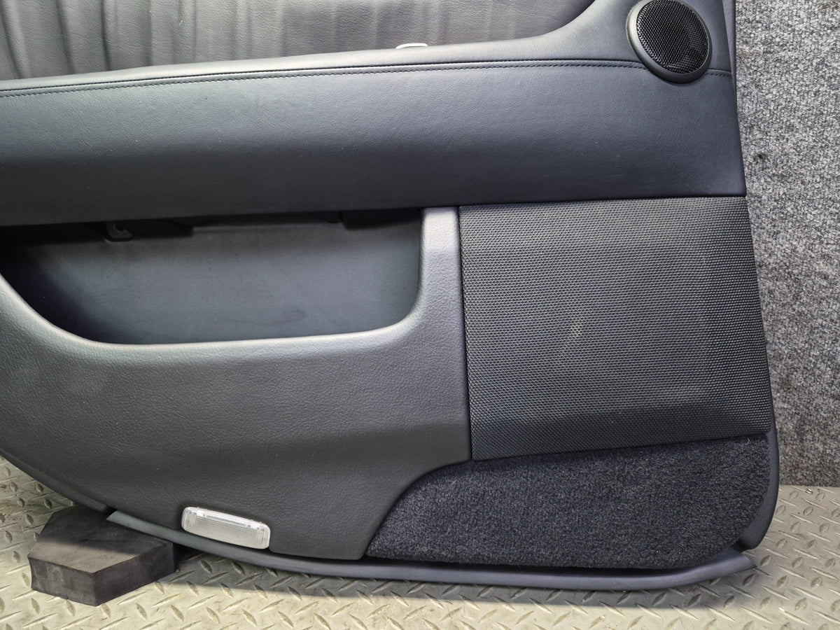 04-06 Lexus UCF30L LS430 Set of 2 Rear Door Interior Trim Cover Panel Black OEM
