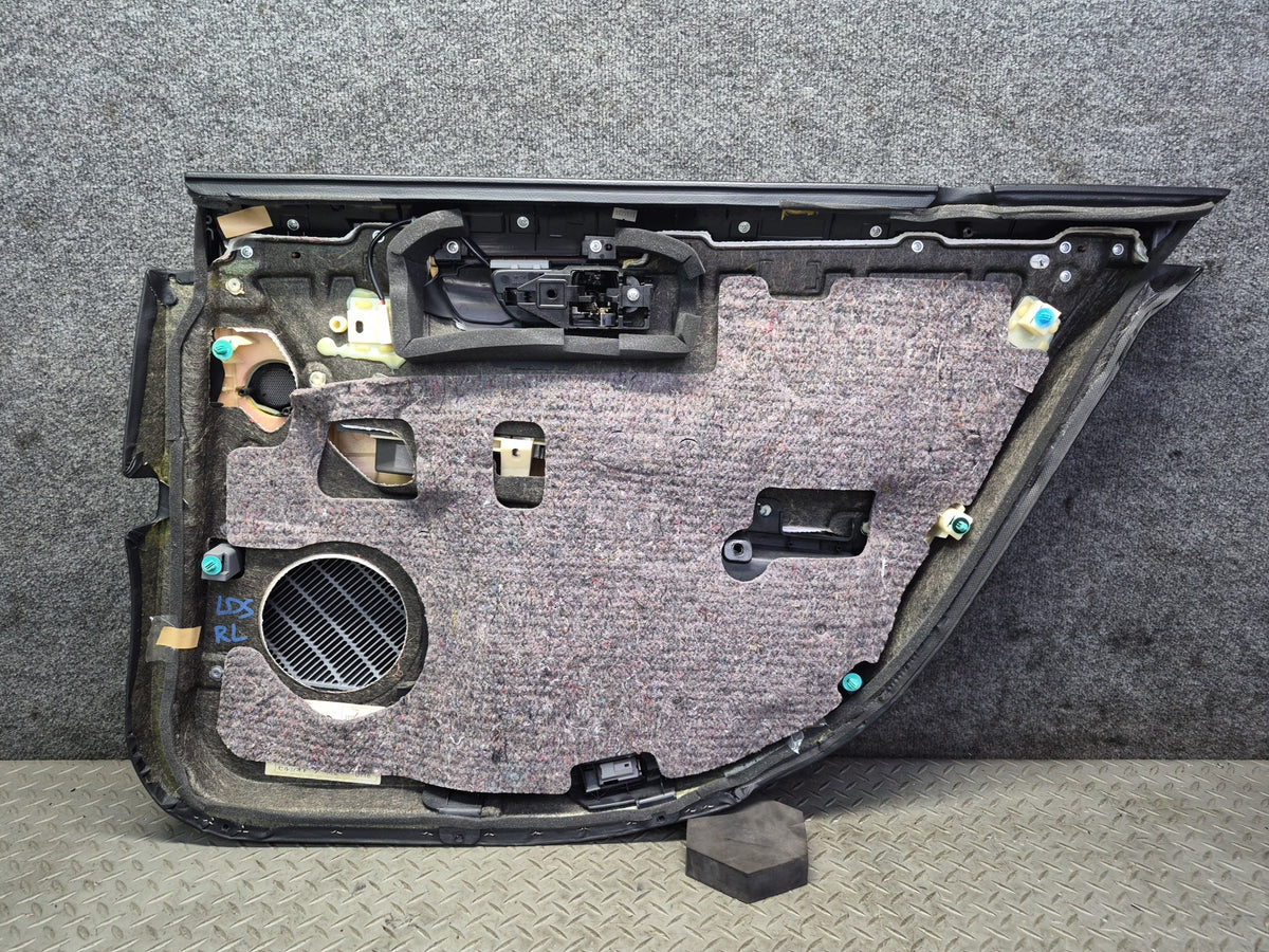 04-06 Lexus UCF30L LS430 Set of 2 Rear Door Interior Trim Cover Panel Black OEM