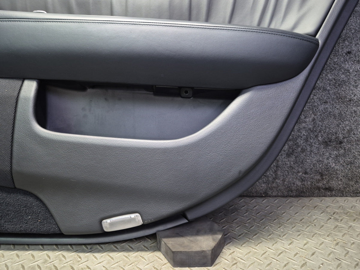 04-06 Lexus UCF30L LS430 Set of 2 Rear Door Interior Trim Cover Panel Black OEM
