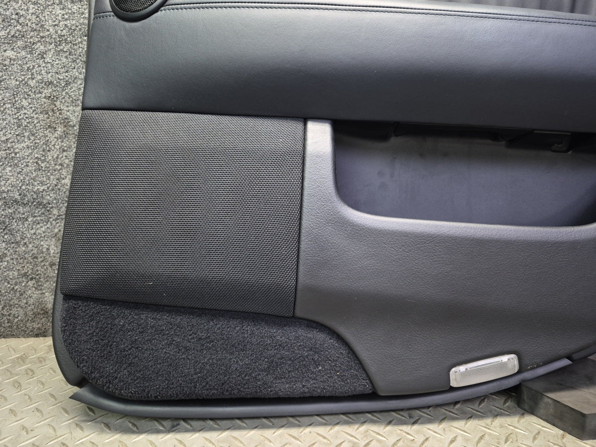 04-06 Lexus UCF30L LS430 Set of 2 Rear Door Interior Trim Cover Panel Black OEM
