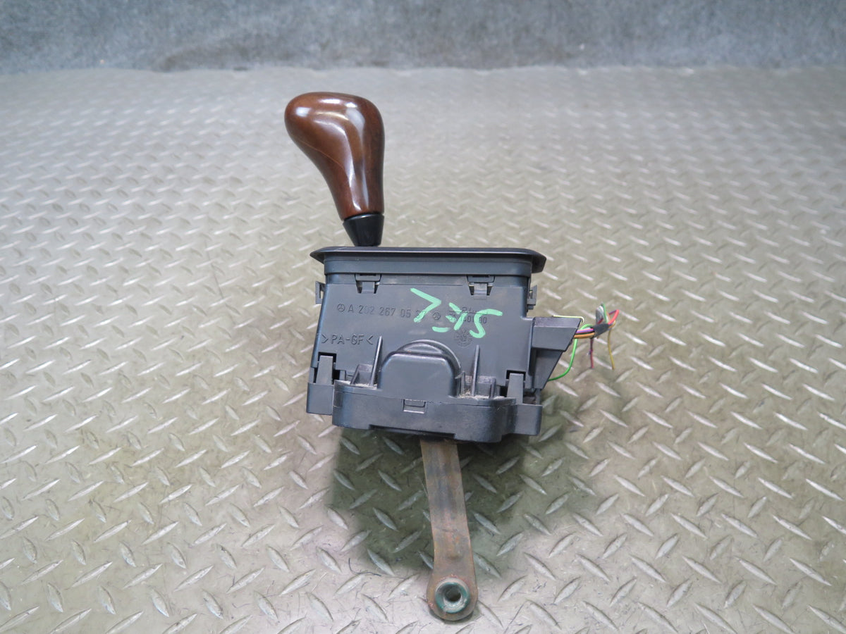 94-98 Mercedes R129 Sl-class A/T Automatic Transmission Shifter w Wood Knob OEM