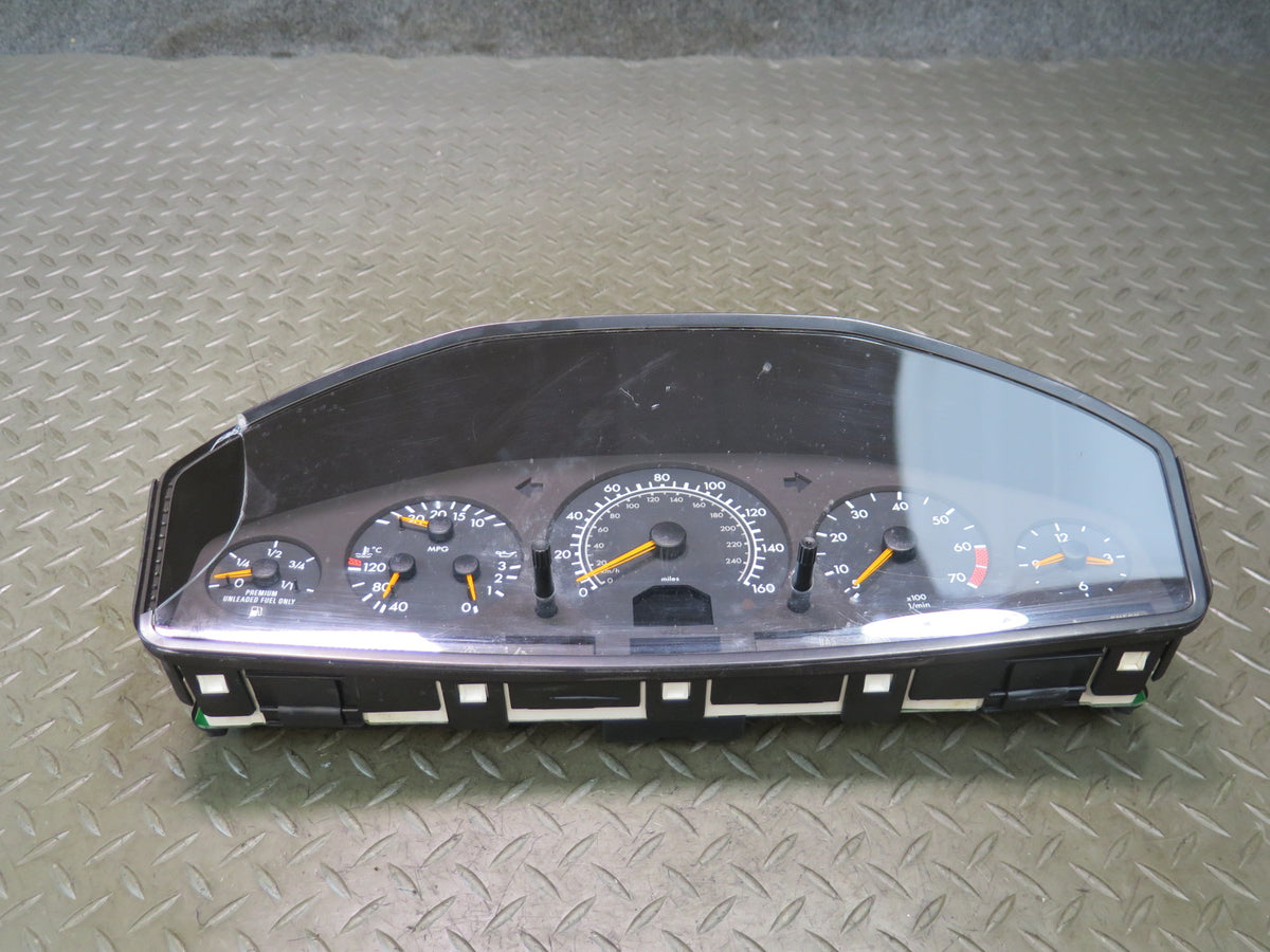 1998 Mercedes R129 SL500 Instrument Cluster Gauge Speedometer OEM Damaged
