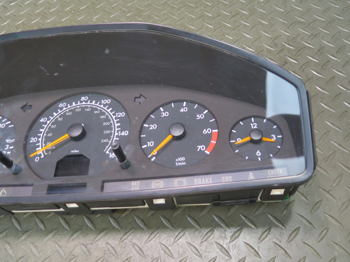 1998 Mercedes R129 SL500 Instrument Cluster Gauge Speedometer OEM Damaged