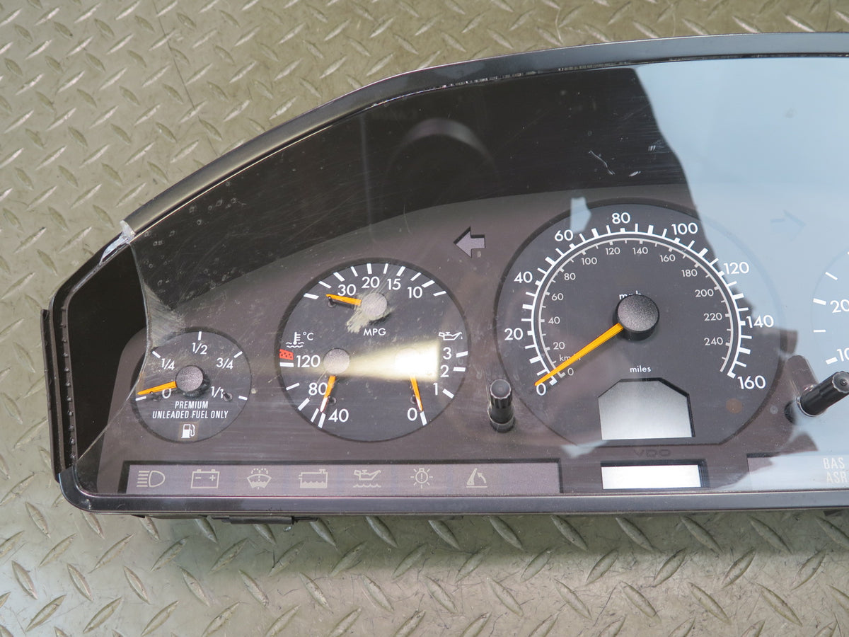 1998 Mercedes R129 SL500 Instrument Cluster Gauge Speedometer OEM Damaged