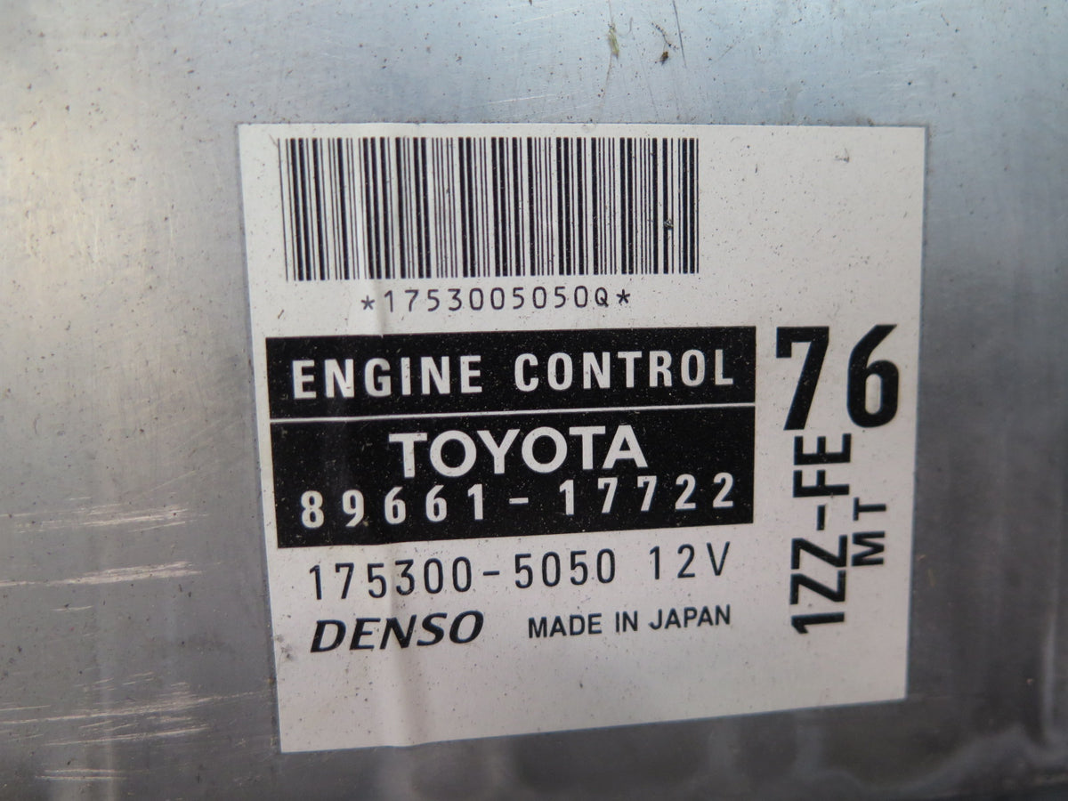 2004 Toyota MR2 Spyder ZZW30L M/T ECU ECM Ignition Glove Door Lock KEY Set OEM