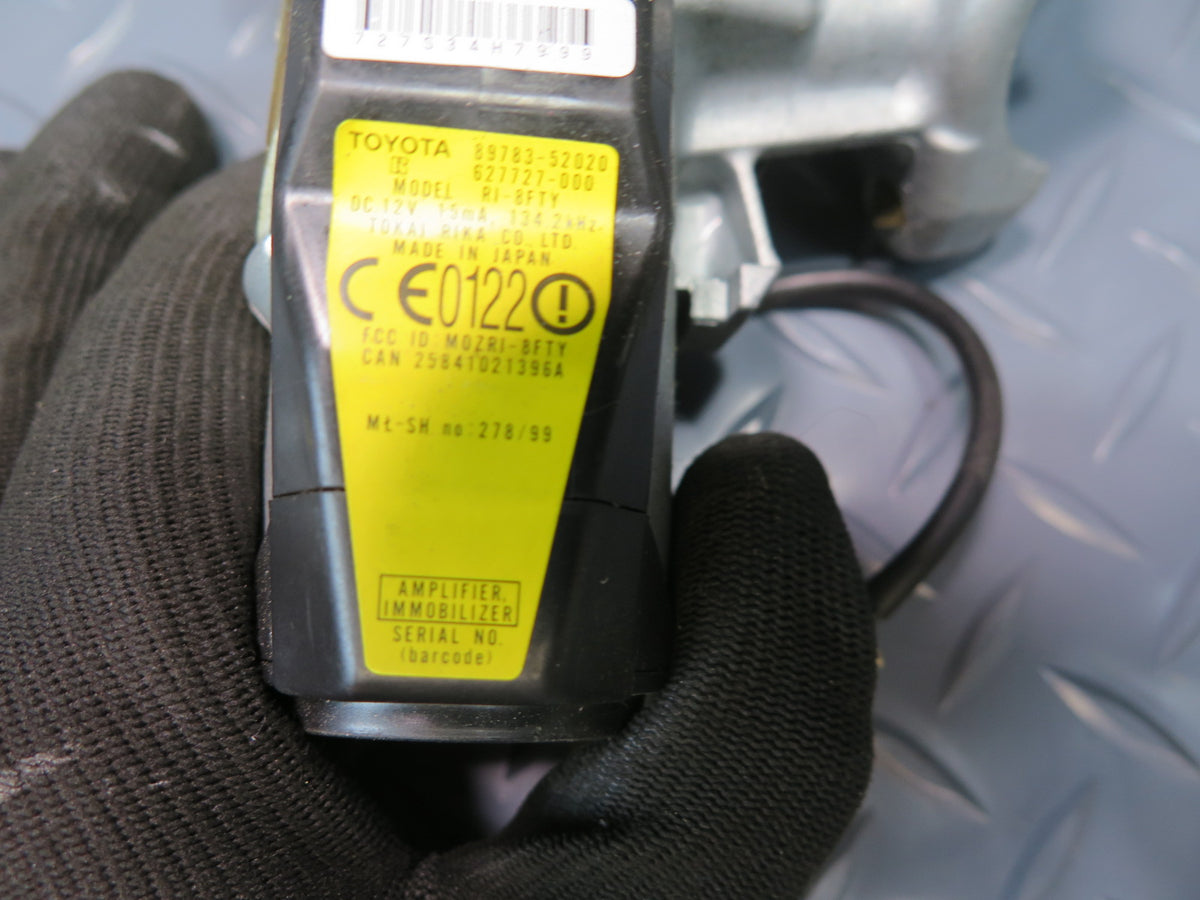2004 Toyota MR2 Spyder ZZW30L M/T ECU ECM Ignition Glove Door Lock KEY Set OEM