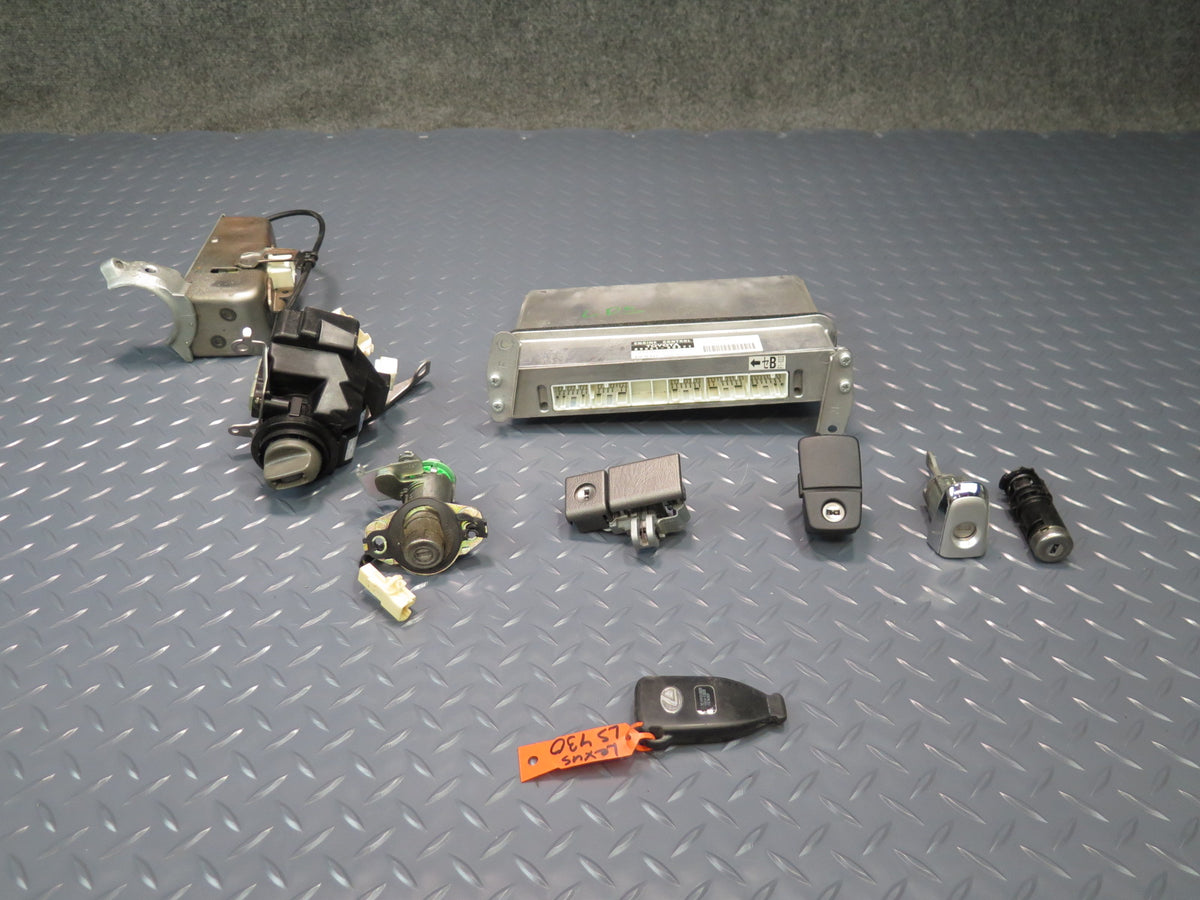 2006 Lexus UCF30L LS430 ECM ECU Module Ignition Glove Trunk Door Lock KEY Set