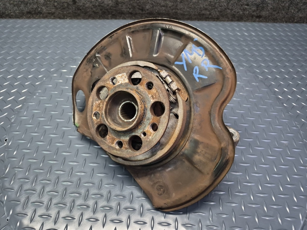 08-13 Mercedes W221 S63 AMG RWD Rear Right Spindle Knuckle Wheel Hub OEM