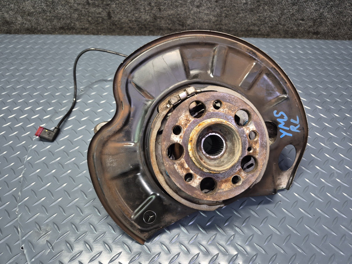 08-13 Mercedes W221 S63 AMG RWD Rear Left Spindle Knuckle Wheel Hub OEM