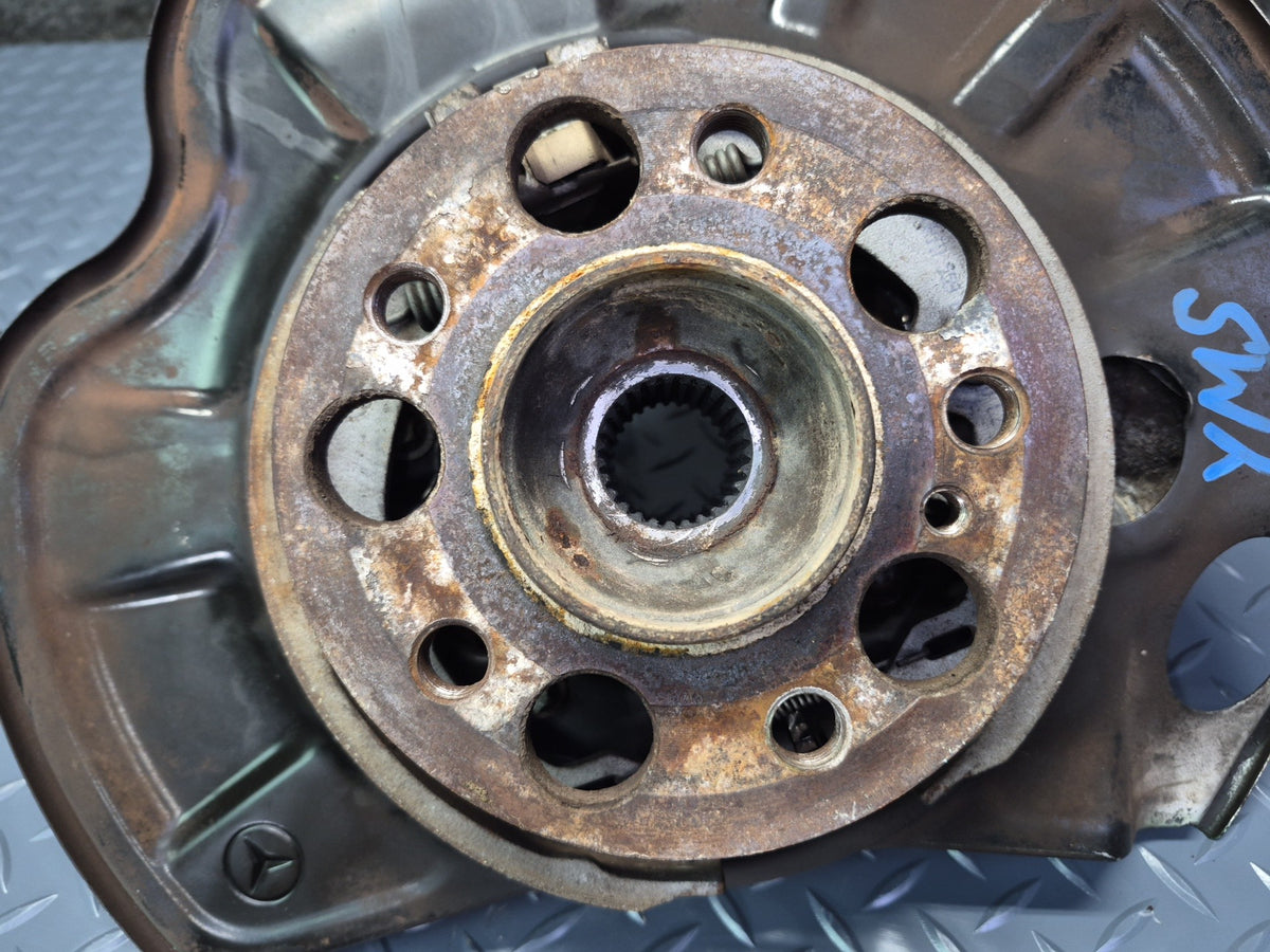08-13 Mercedes W221 S63 AMG RWD Rear Left Spindle Knuckle Wheel Hub OEM