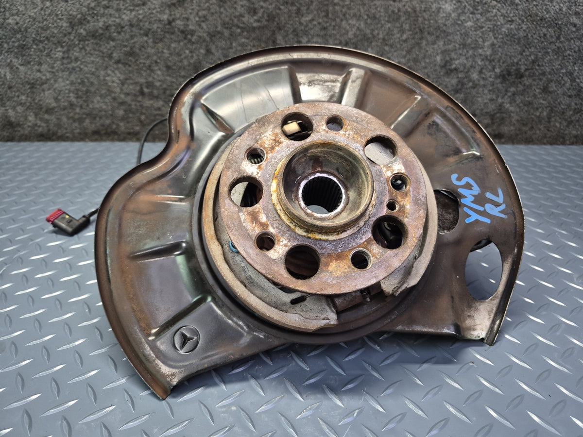 08-13 Mercedes W221 S63 AMG RWD Rear Left Spindle Knuckle Wheel Hub OEM