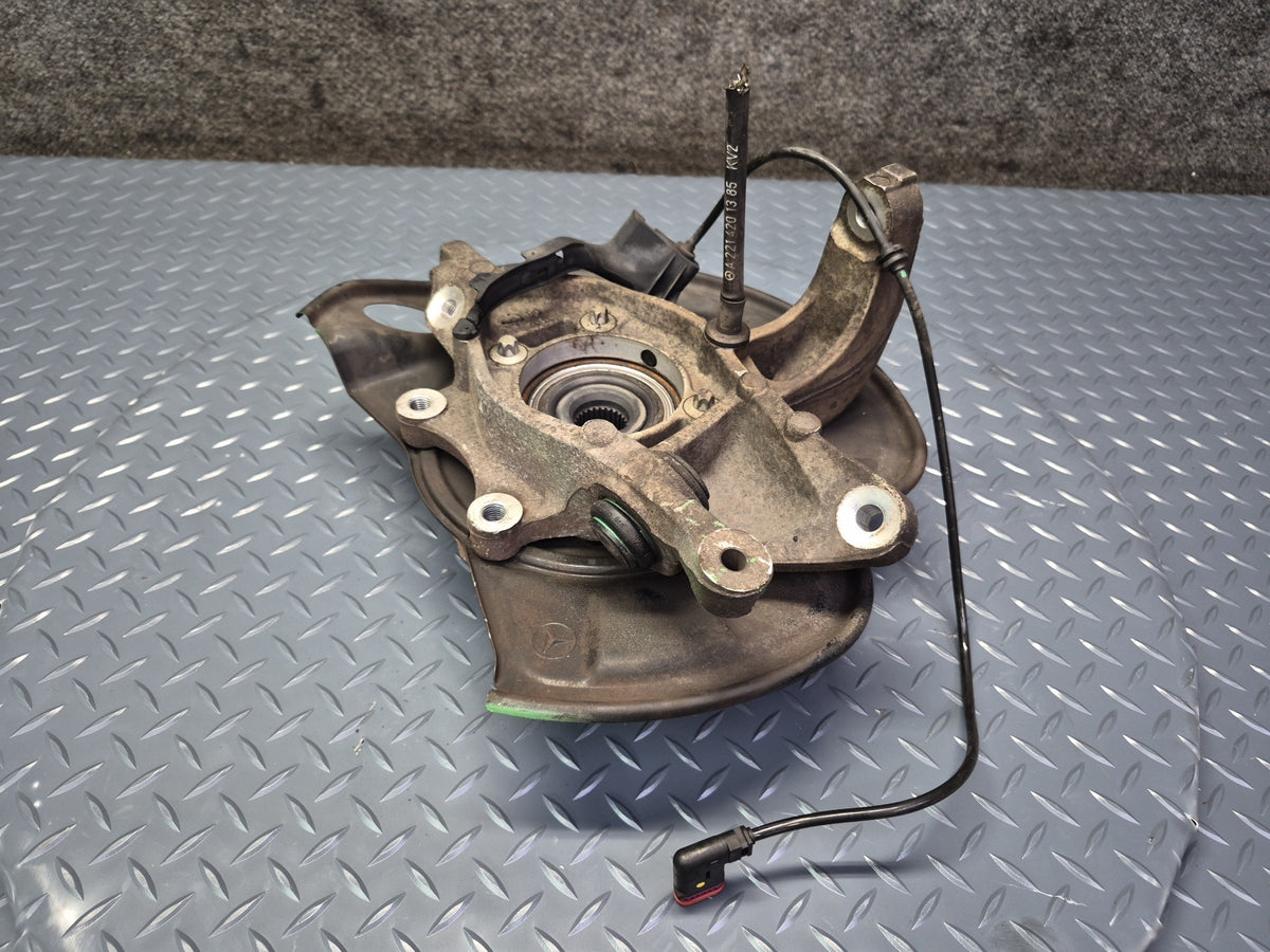 08-13 Mercedes W221 S63 AMG RWD Rear Left Spindle Knuckle Wheel Hub OEM