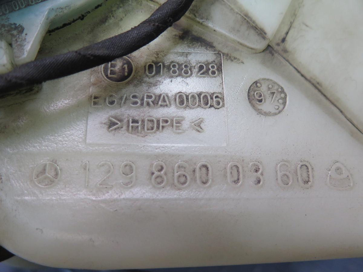 94-02 Mercedes R129 Sl-class Windshield Washer Fluid Reservoir Tank w Pump OEM