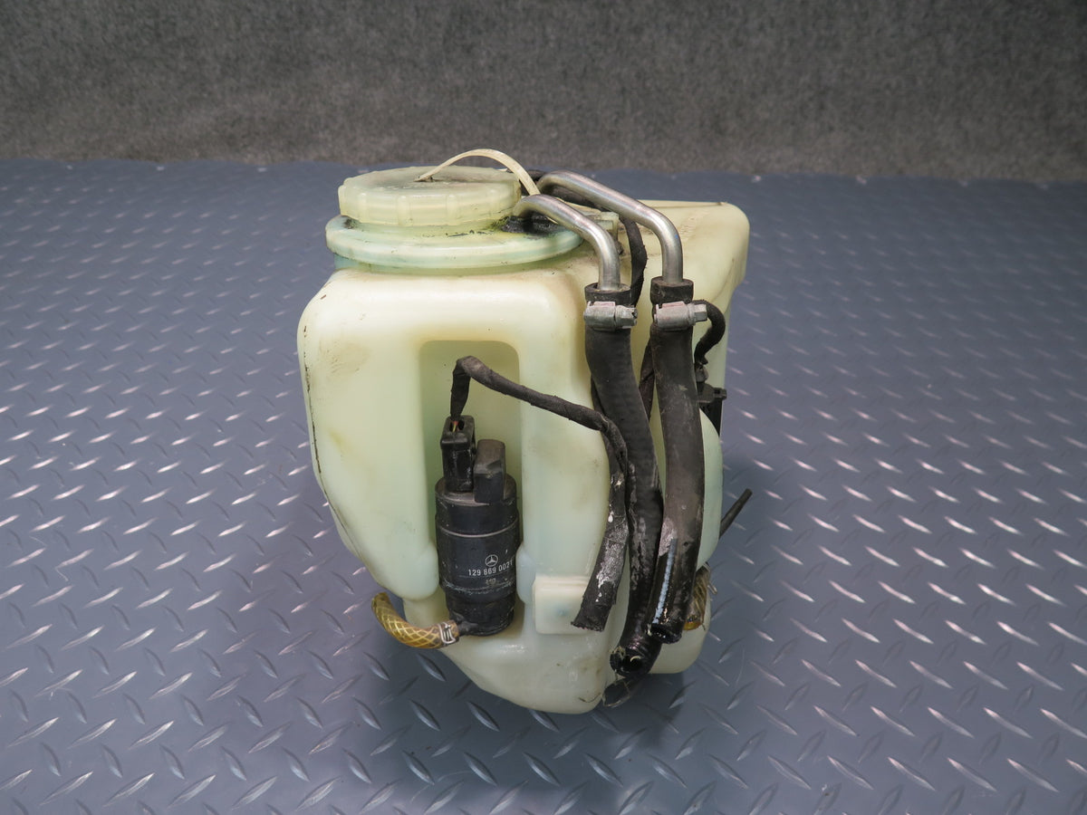 94-02 Mercedes R129 Sl-class Windshield Washer Fluid Reservoir Tank w Pump OEM
