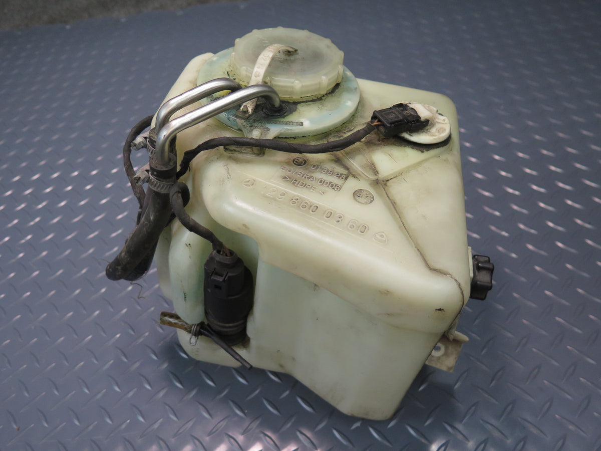 94-02 Mercedes R129 Sl-class Windshield Washer Fluid Reservoir Tank w Pump OEM