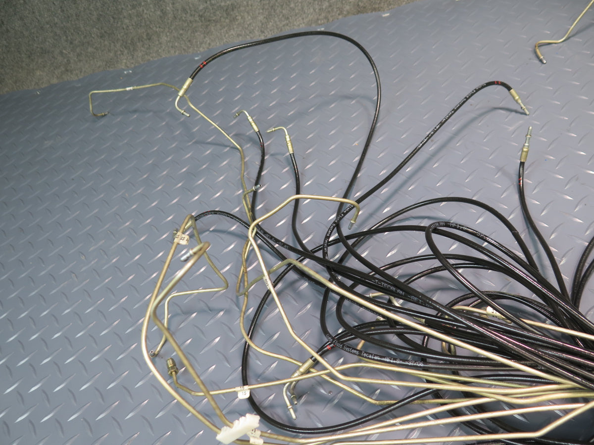 96-02 Mercedes R129 Sl-class Convertible TOP Roof Hydraulic Line Cable Set OEM