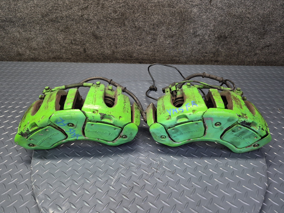 08-13 Mercedes W221 S63 AMG RWD Set of 2 Front Left & Right Brake Caliper OEM