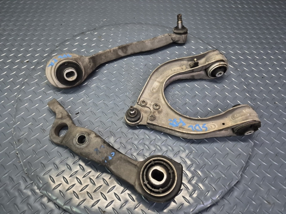 03-08 Mercedes R230 Sl-class Set of 3 Front Left Upper & Lower Control Arm OEM
