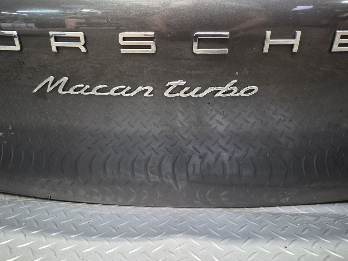 2015-2018 Porsche Macan Rear Trunk Lid Tail Gate W/ Glass Assembly Gray