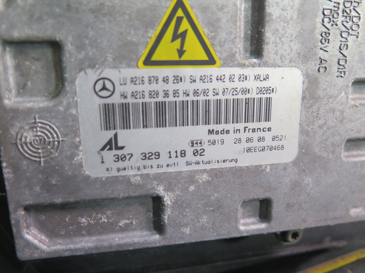 07-09 Mercedes W221 S63 Right Adaptive BI Xenon Headlight Lamp Night Vision OEM