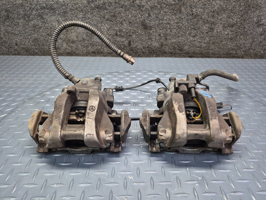 07-12 Mercedes R230 SL550 Set of 2 Rear Left & Right Brake Caliper OEM