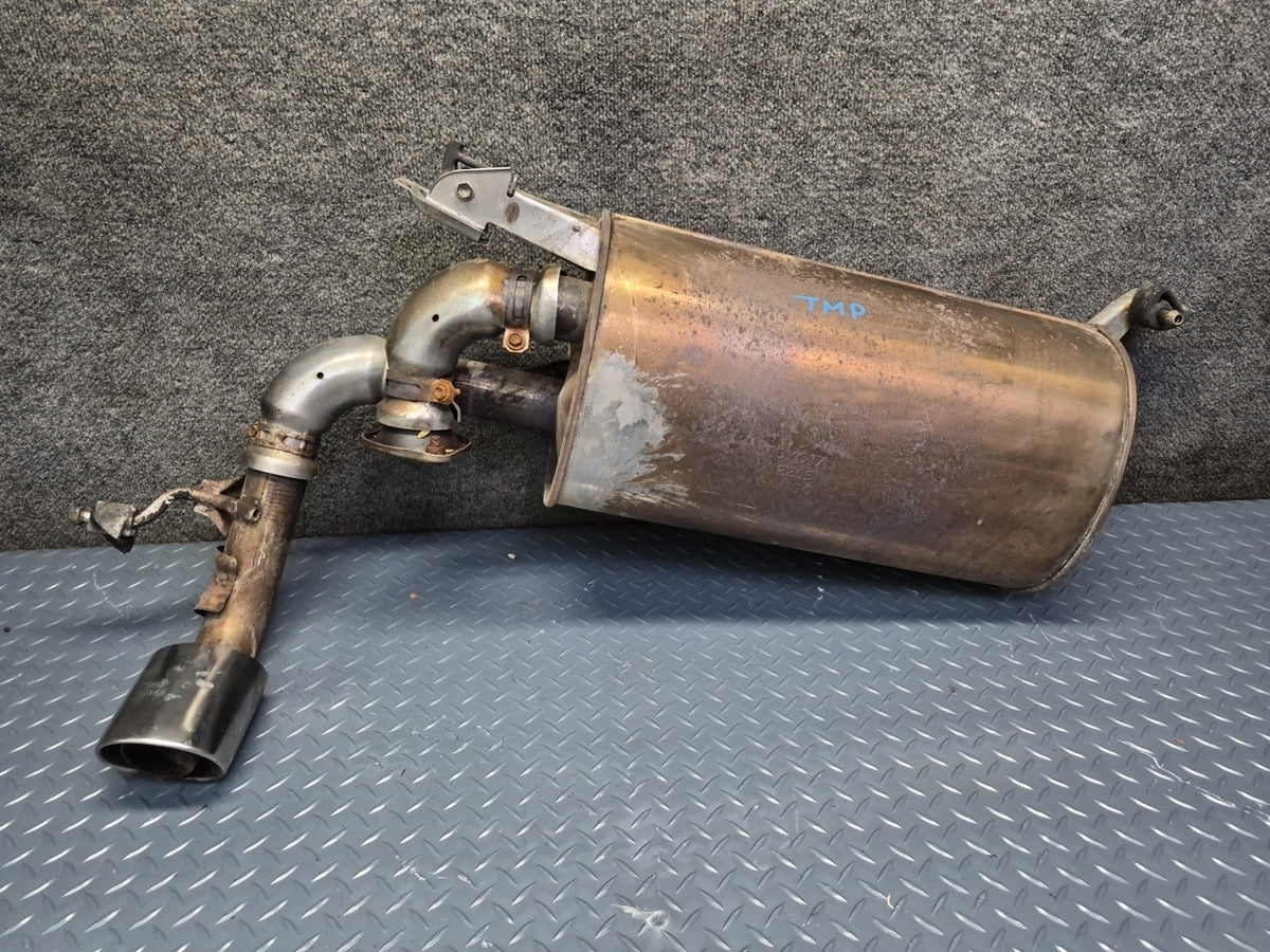 03-05 Toyota MR2 Spyder ZZW30L Rear Exhaust Muffler Pipe w Chrome Tip OEM