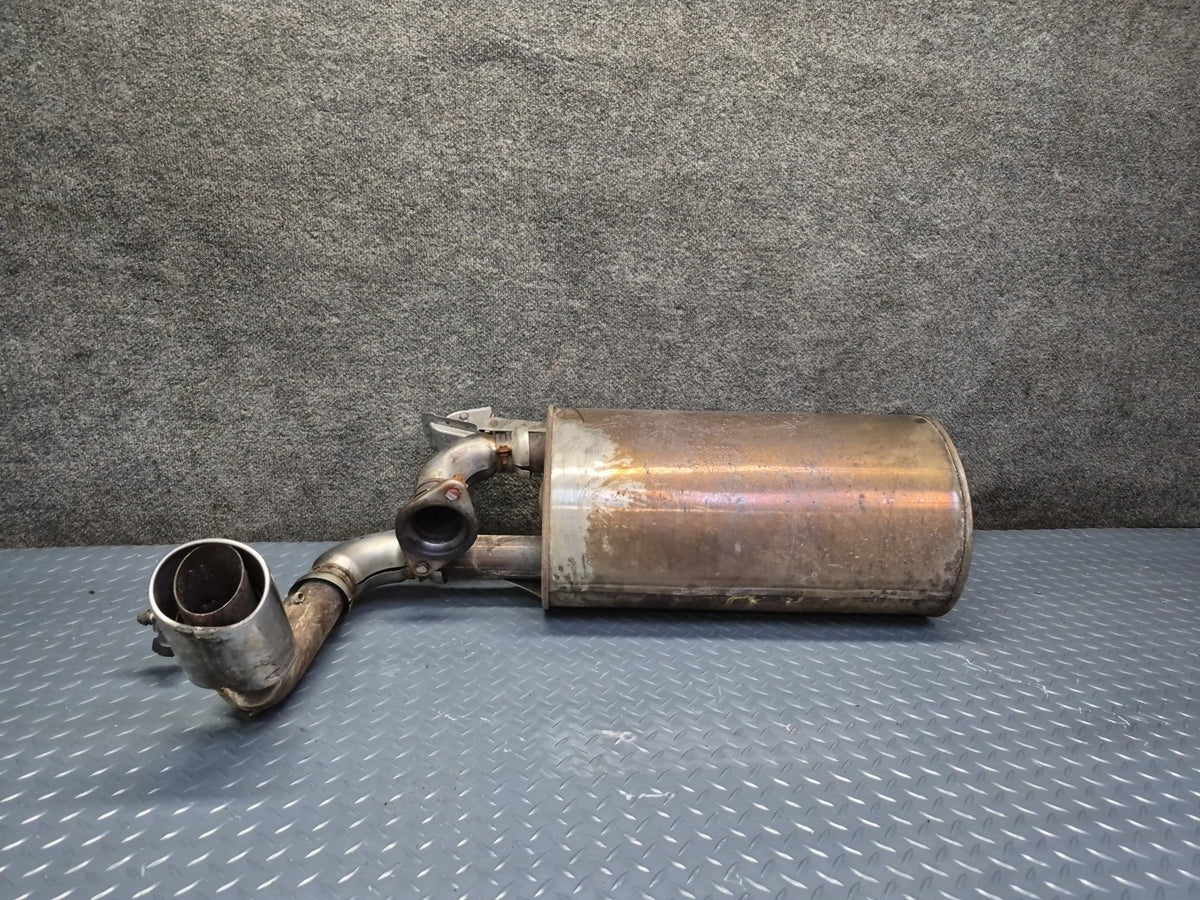 03-05 Toyota MR2 Spyder ZZW30L Rear Exhaust Muffler Pipe w Chrome Tip OEM