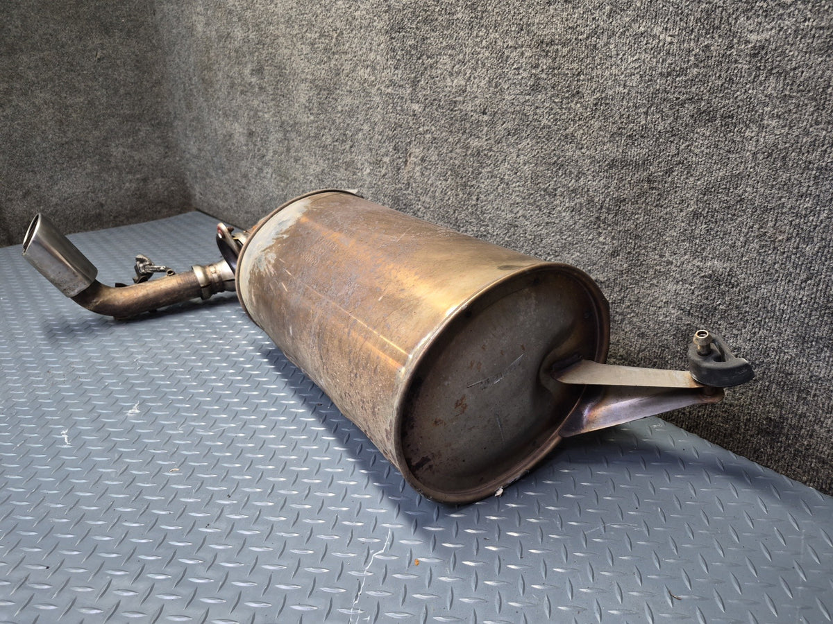 03-05 Toyota MR2 Spyder ZZW30L Rear Exhaust Muffler Pipe w Chrome Tip OEM
