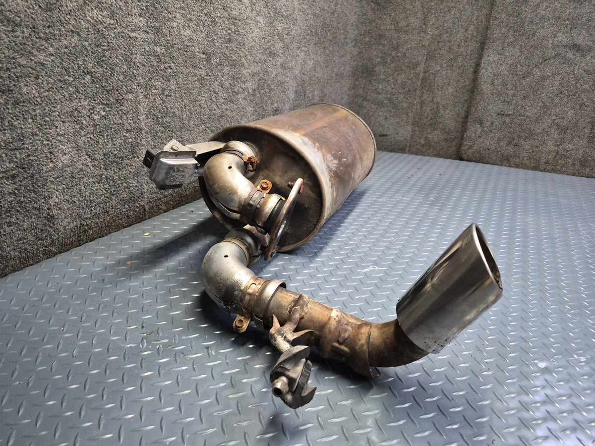 03-05 Toyota MR2 Spyder ZZW30L Rear Exhaust Muffler Pipe w Chrome Tip OEM