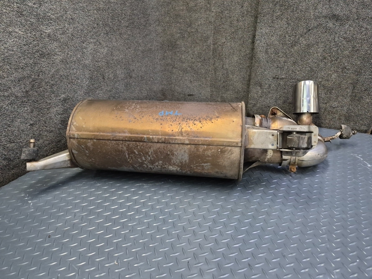 03-05 Toyota MR2 Spyder ZZW30L Rear Exhaust Muffler Pipe w Chrome Tip OEM