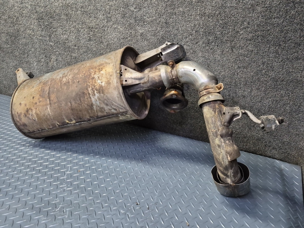 03-05 Toyota MR2 Spyder ZZW30L Rear Exhaust Muffler Pipe w Chrome Tip OEM