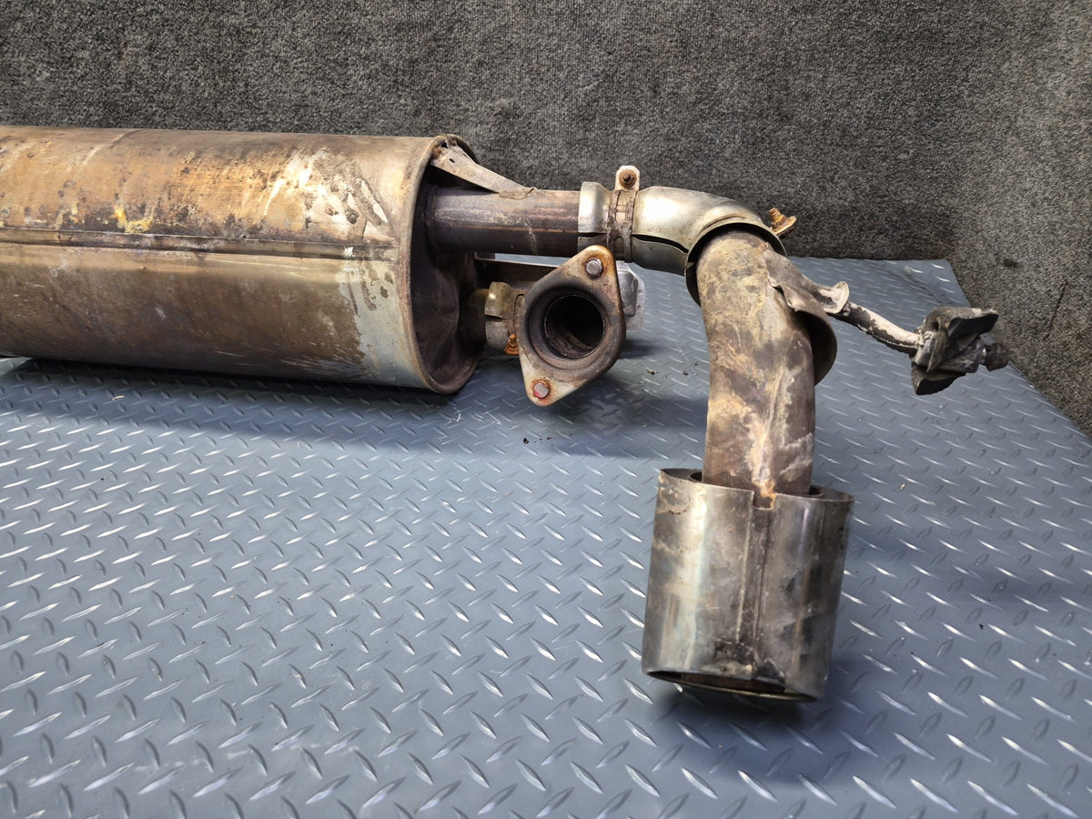 03-05 Toyota MR2 Spyder ZZW30L Rear Exhaust Muffler Pipe w Chrome Tip OEM