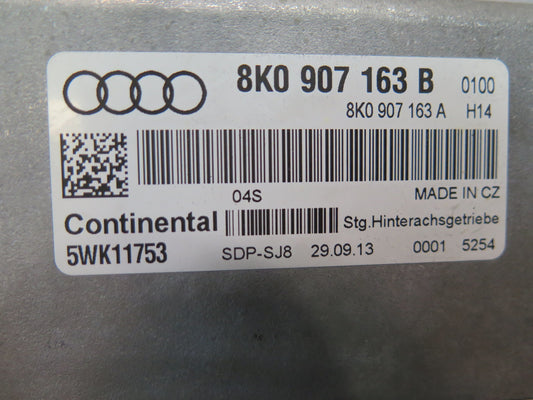 13-16 Audi 8F7 S5 RS5 Rear Differential Control Module 8K0907163B OEM