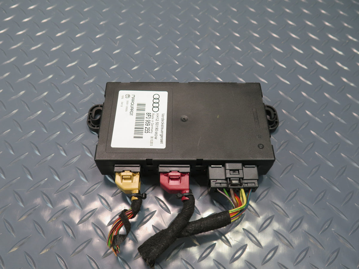 13-16 Audi 8F7 S5 RS5 Convertible TOP Roof Control Module 8F0959255 OEM