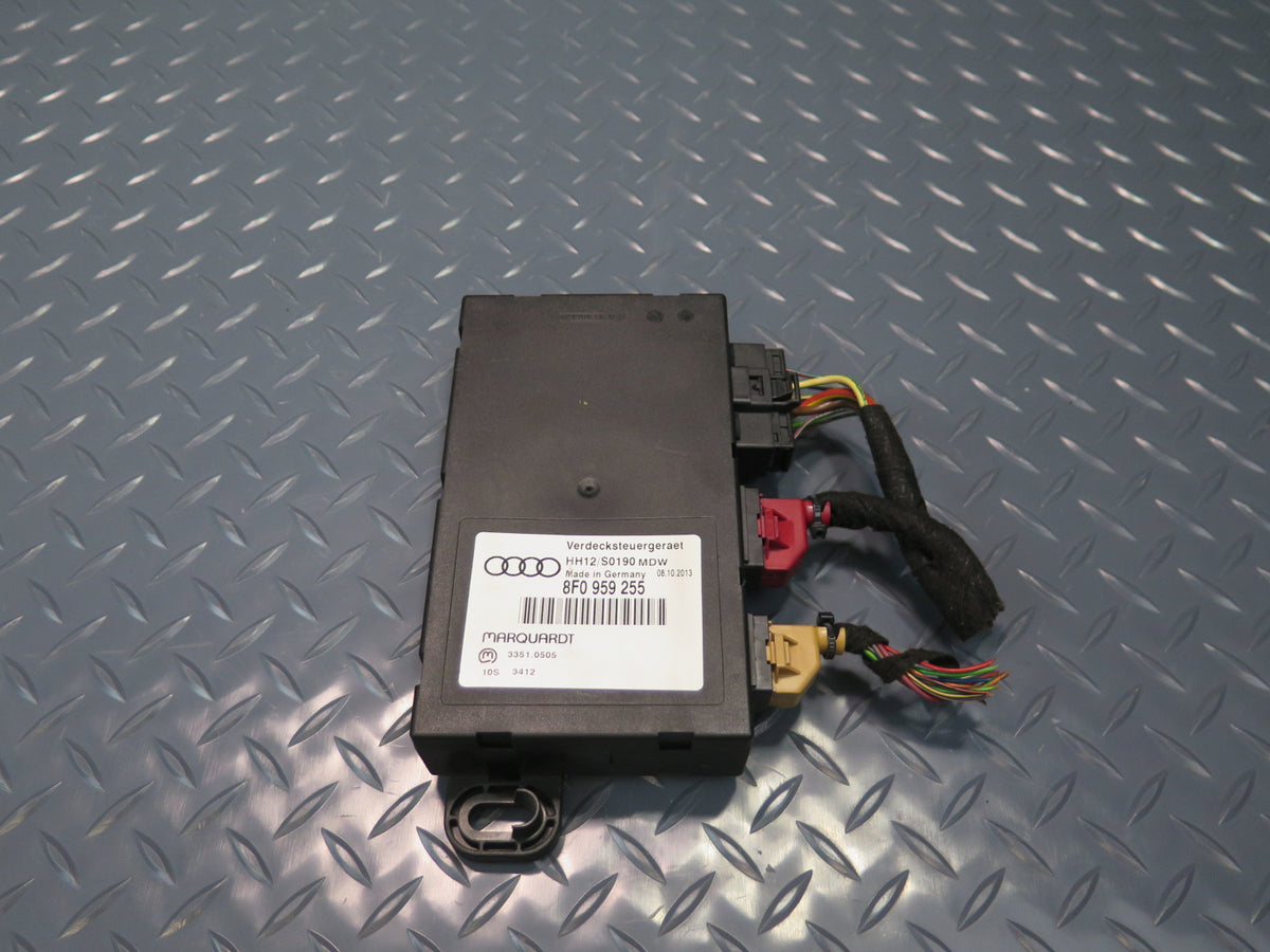 13-16 Audi 8F7 S5 RS5 Convertible TOP Roof Control Module 8F0959255 OEM