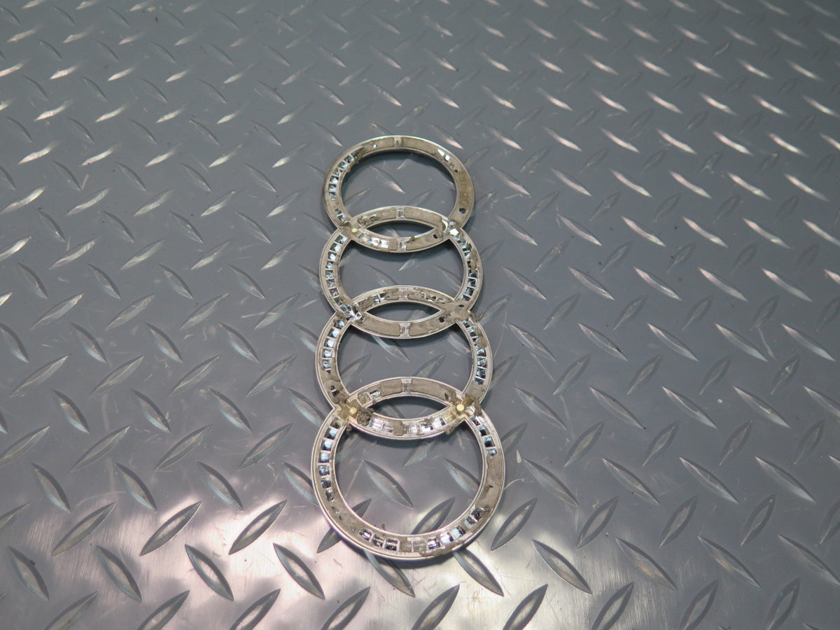 11-16 Audi RS5 8F7 Rear Trunk Lid Emblem Badge Logo Set OEM