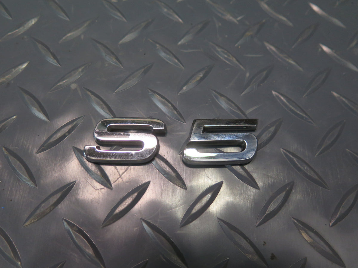 11-16 Audi RS5 8F7 Rear Trunk Lid Emblem Badge Logo Set OEM