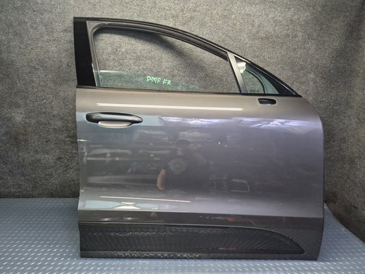 2015-2018 Porsche Macan Front Right Passenger Side Door Shell Panel Gray