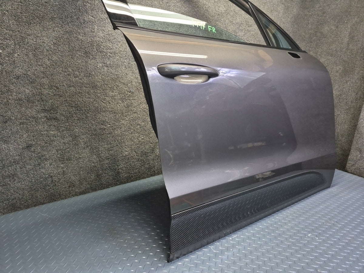 2015-2018 Porsche Macan Front Right Passenger Side Door Shell Panel Gray