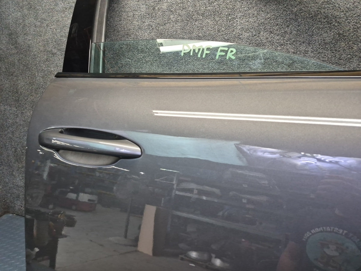 2015-2018 Porsche Macan Front Right Passenger Side Door Shell Panel Gray