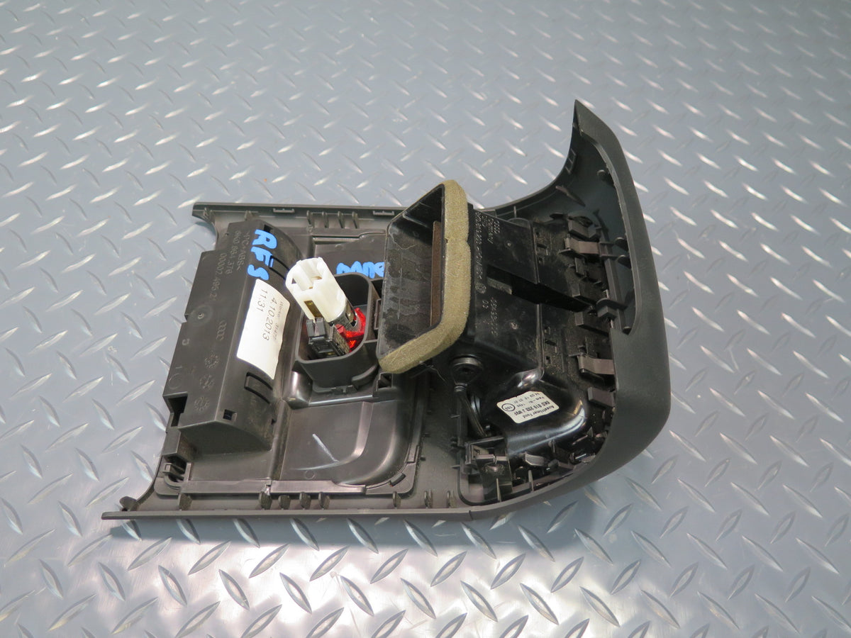 13-15 Audi RS5 8F7 Rear Center Console A/C Heater Air Vent w Trim Black OEM