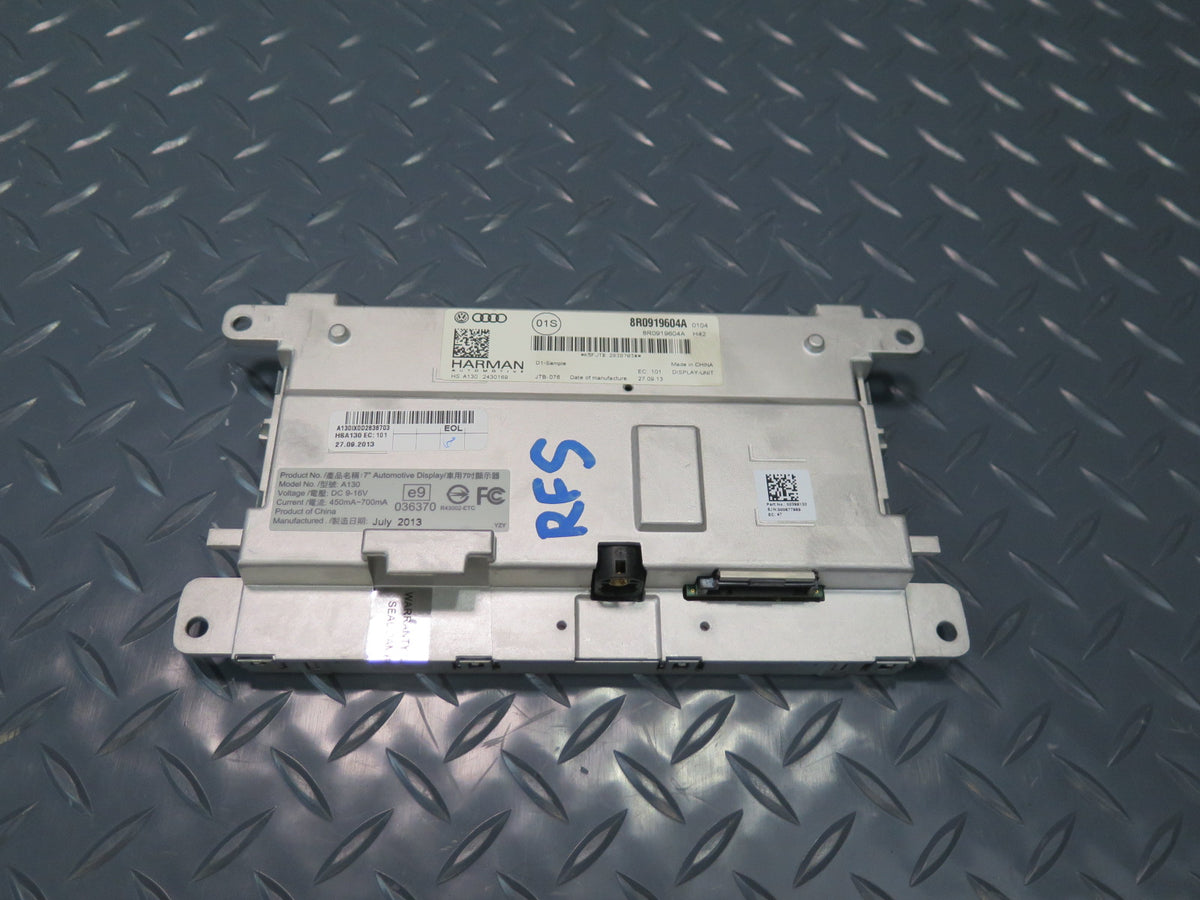 10-17 Audi A5 S5 RS5 Dash Navigation Information Screen Display 8R0919604A OEM
