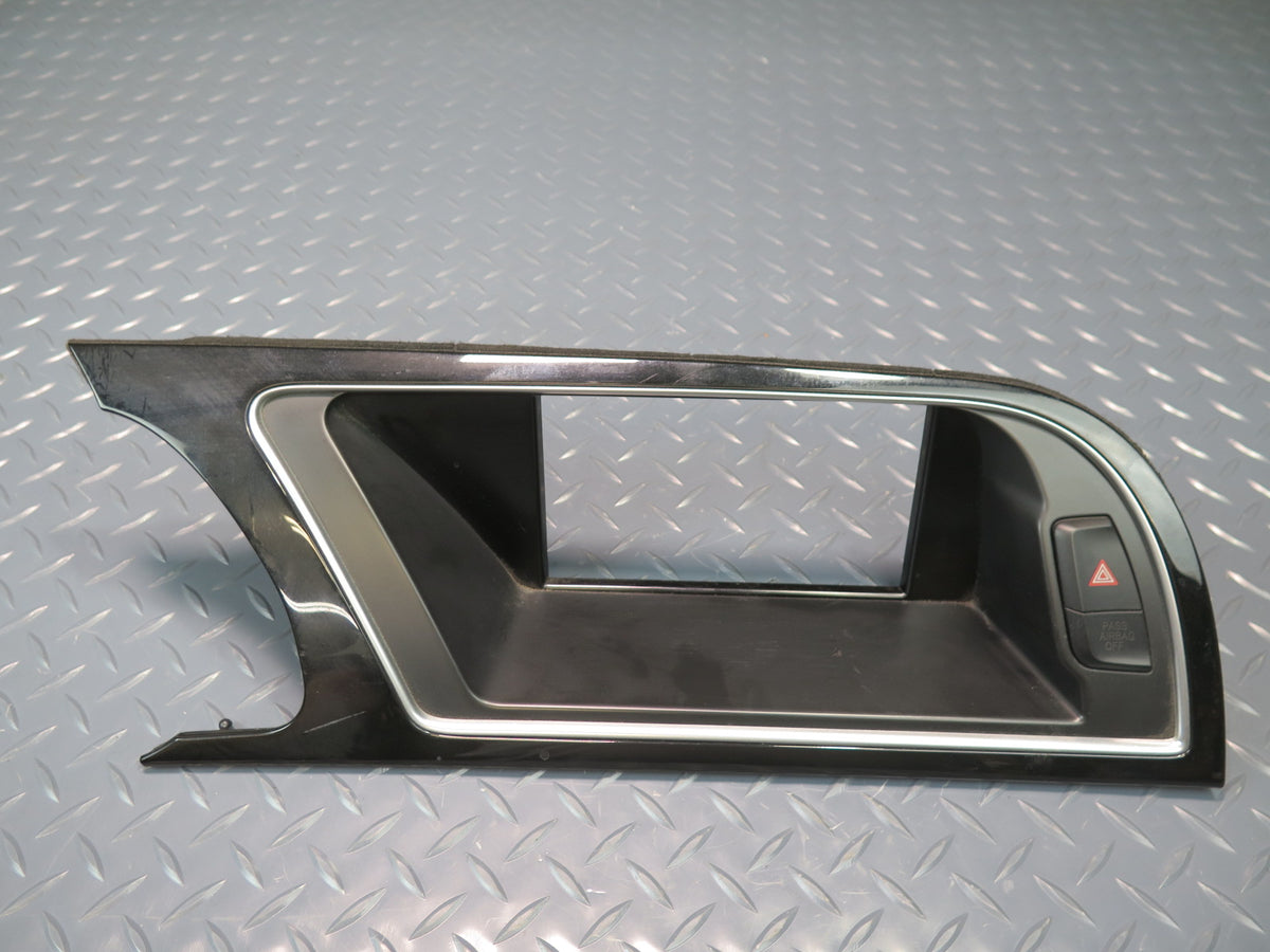 13-15 Audi 8F7 RS5 Convert Dash Left Air Vent & Center Display Trim Set of 2 OEM