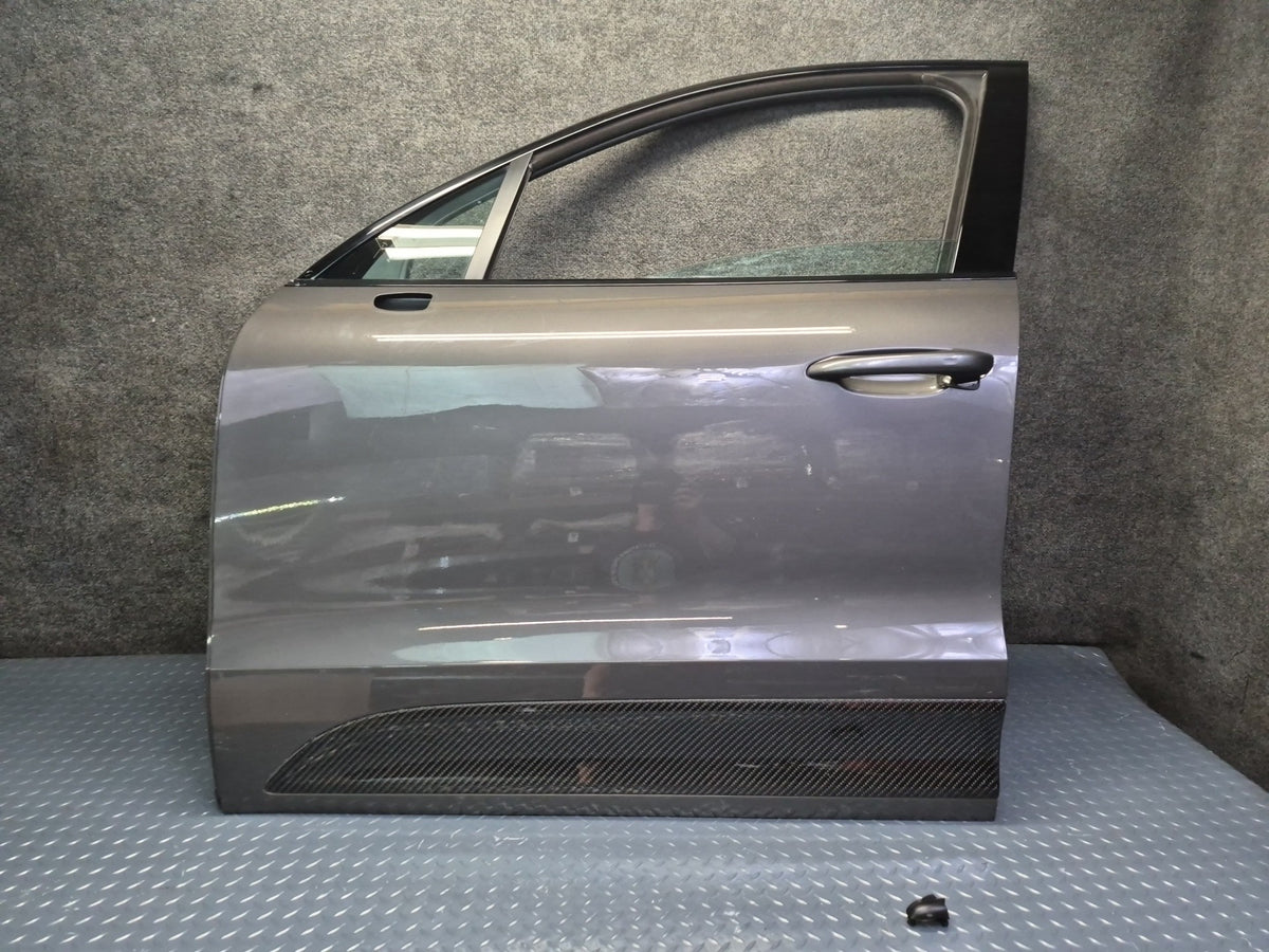 2015-2018 Porsche Macan Front Left Driver Side Door Shell Panel Gray