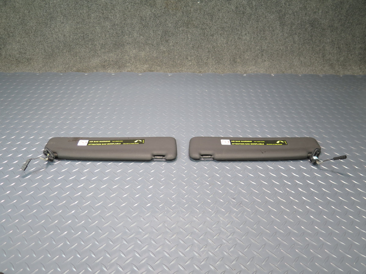 10-16 Audi S5 RS5 8F7 Convertible Set of 2 Front Left Right Sun Visor Black OEM